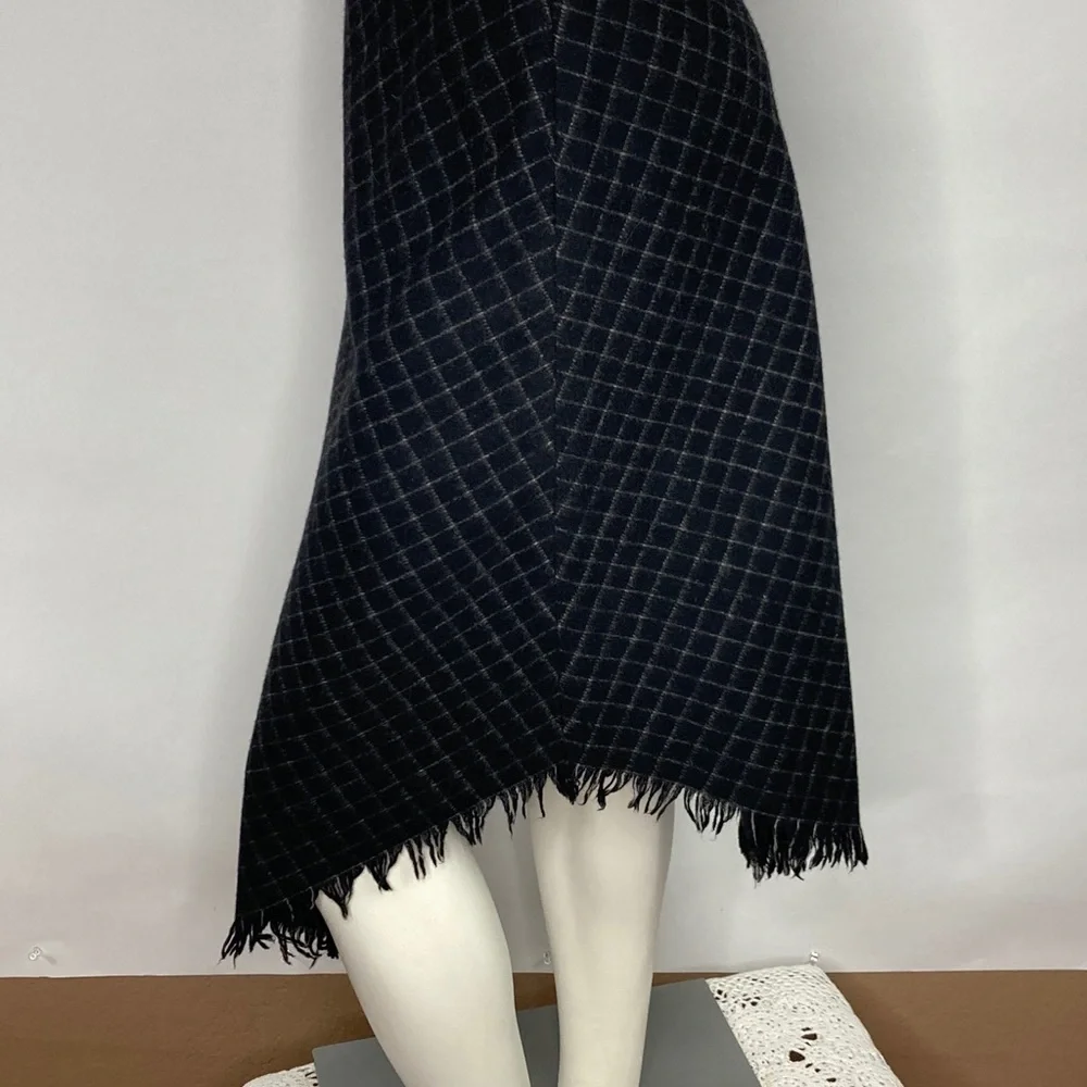 Rafaella Wool Blend Lined Asymmetrical Skirt Sz 10